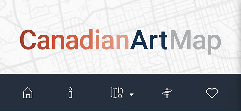 Canadian Art Map