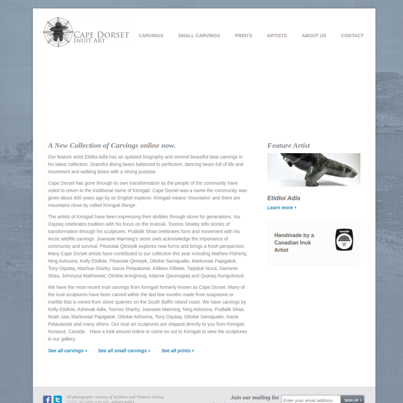 Cape Dorset Inuit Art