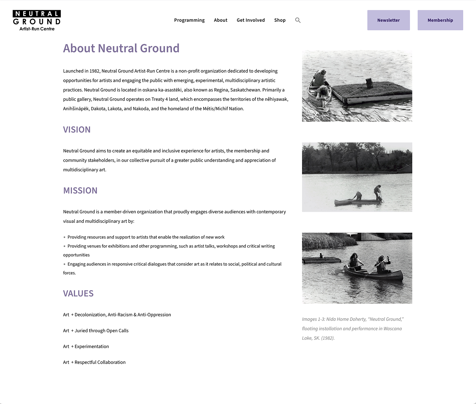 Neutral Ground Contemporary Art Forum