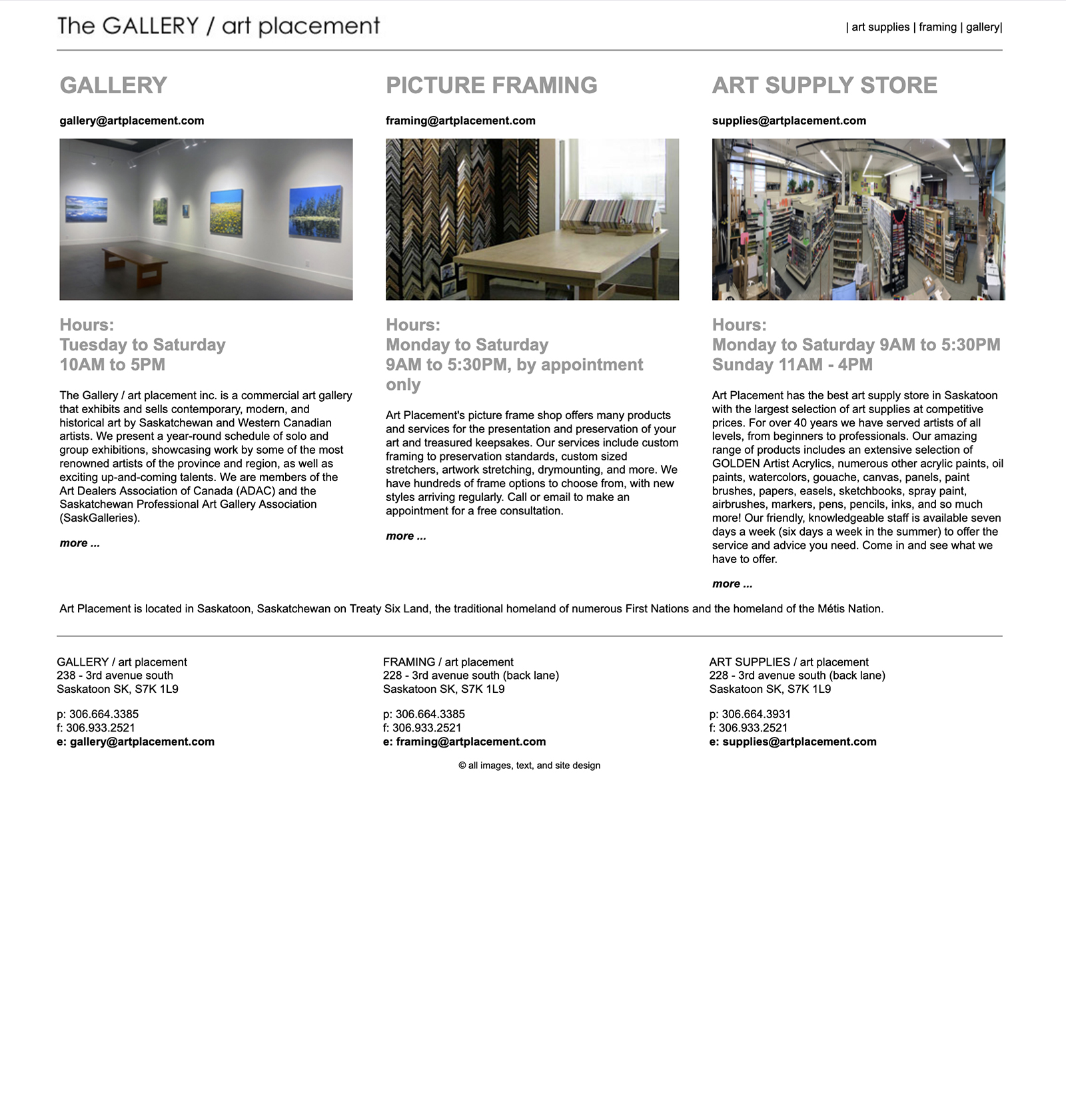 The Gallery / Art Placement Inc.